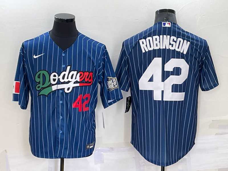 Los Angeles Dodgers42 Jackie Robinson Number Navy Blue Pinstripe 2020 World Series Cool Base Nike Jersey,We sell and wholesale Los Angeles Dodgers42 Jackie Robinson Number Navy Blue Pinstripe 2020 World Series Cool Base Nike Jersey on line form chian!